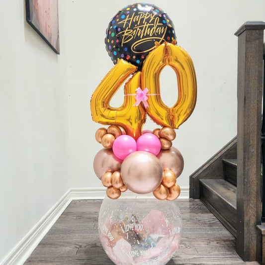 Birthday balloon gift